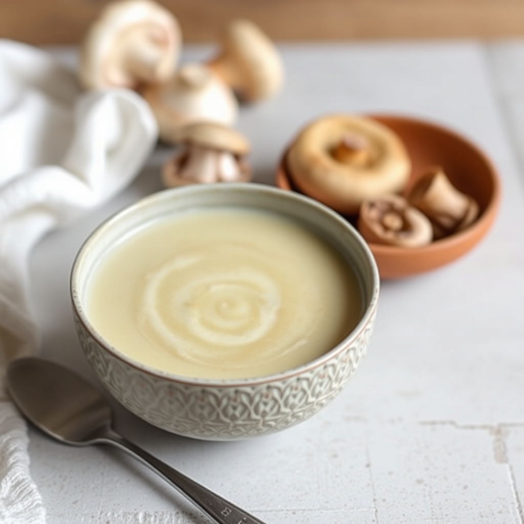 découvrez notre recette de velouté de champignons, parfaite pour l’automne : une soupe onctueuse, réconfortante et facil