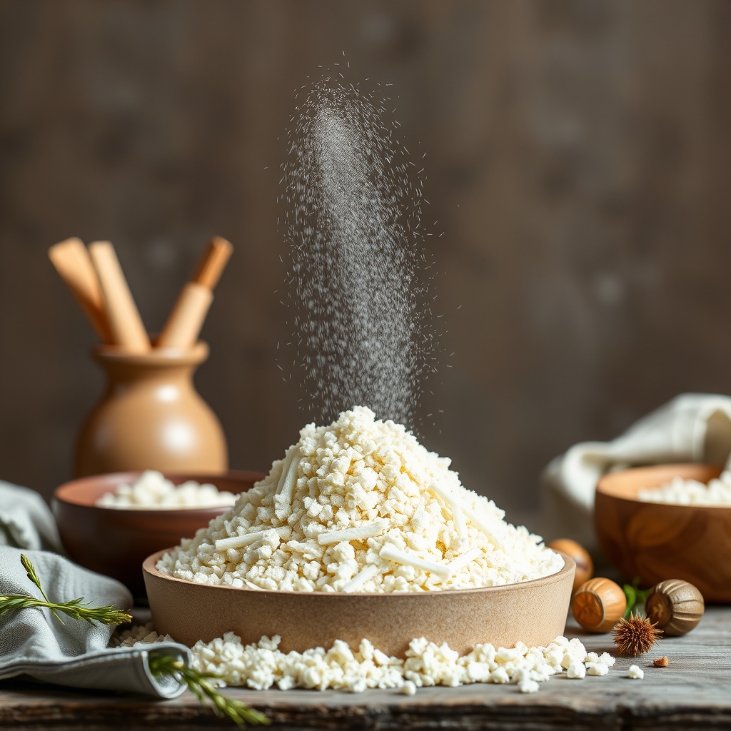 découvrez les alternatives à la farine pour vos recettes : amidon, poudre d'amande, farine de noix de coco et bien