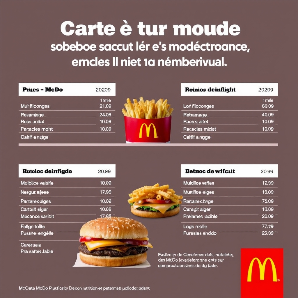 Quel sera le coût dun menu Mc First en 2024 ?